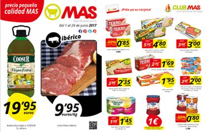 supermercados mas catalogo junio 2017